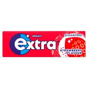 Wrigleys Extra STRAWBERRY FLAVOUR SUGAR FREE 14g