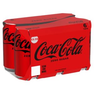 Coca Cola Zero Sugar Multi 6 x 330ML
