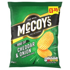 McCoys Cheddar & Onion 65g