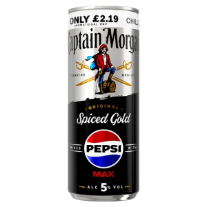 Captain Morgans Orginal Spiced Gold Mixed With Pepsi Max 250ML