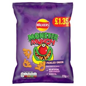 Walkers Monster Munch Pickled Onion 72g