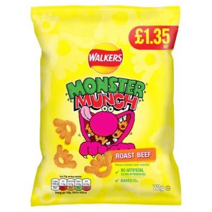 Walkers Monster Munch Beef 72g