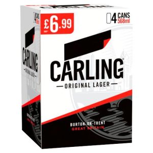 Carling 4 X 568Ml