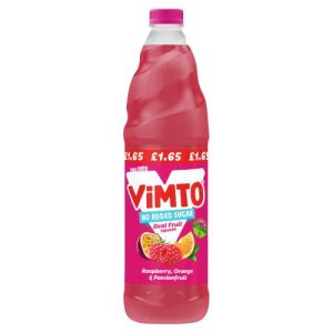 Vimto Raspberry Orange & Passionfruit No Added Sugar