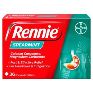 Rennie Chewable Spearmint Capsules 36PK