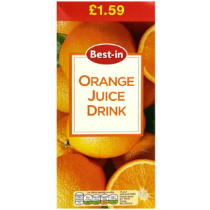 Best In Orange Juice 1L