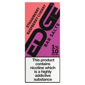 EDGE BAR SALTS 10ML Liquid 10MG STRAWBERRY RASPBERRY CHERRY