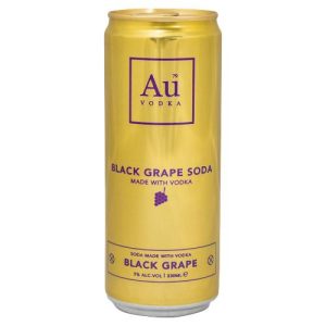 AU Vodka Fizzy Drink Made With Vodka Grape 330ML